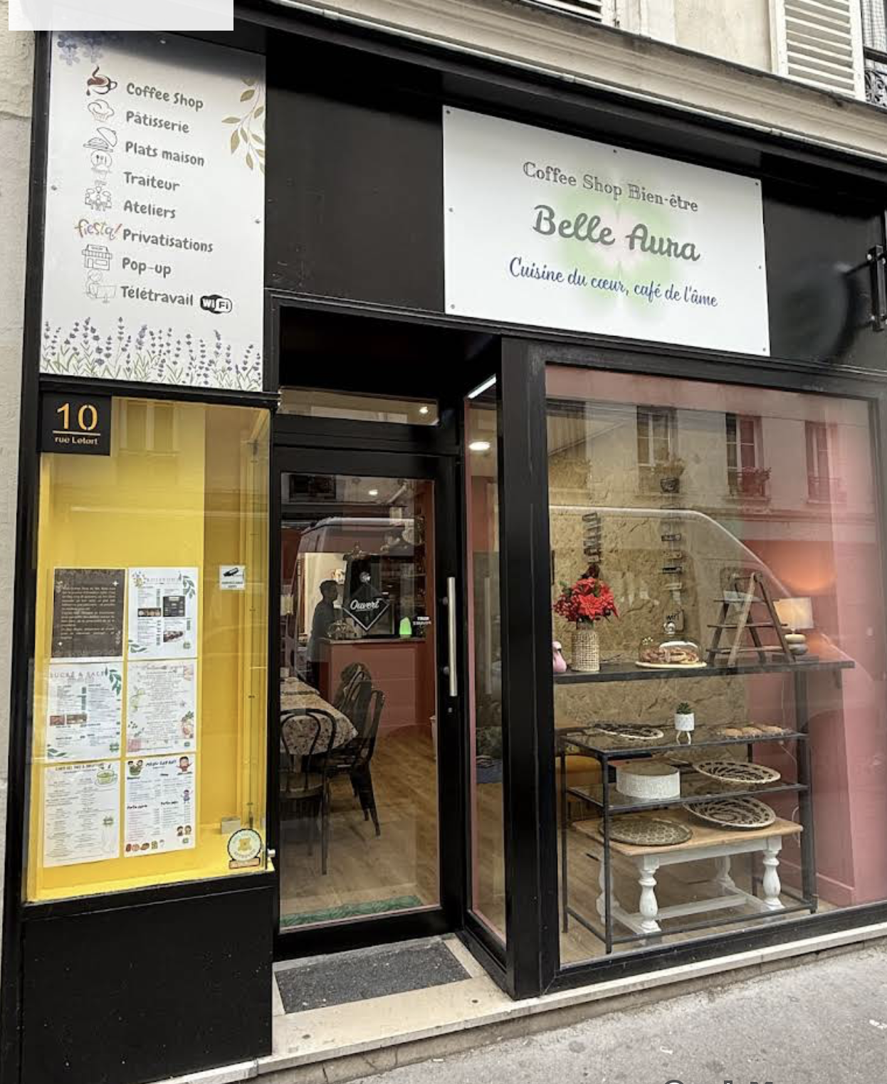 Belle Aura Coffee Shop Paris Kids Friendly Approved